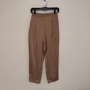 Japan GU Ankle Length Trousers, Beige, Size 26